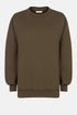 Âme antwerp ulla oversized sweatshirt khaki green wm12